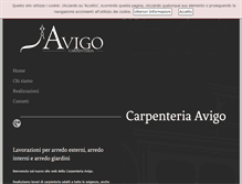 Tablet Screenshot of carpenteriaavigo.it